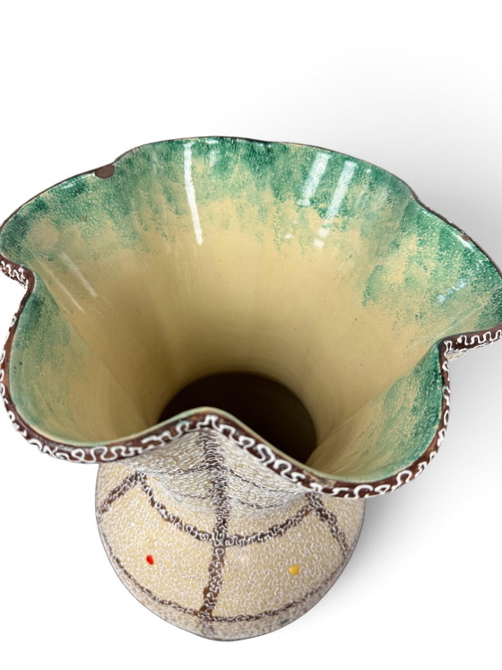 1950s Italian Vase by Rolli Deruta – Ceramic (photo 5 of 7)