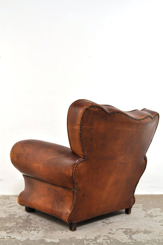 Image 1 of Franse Art Deco clubfauteuil, jaren 30