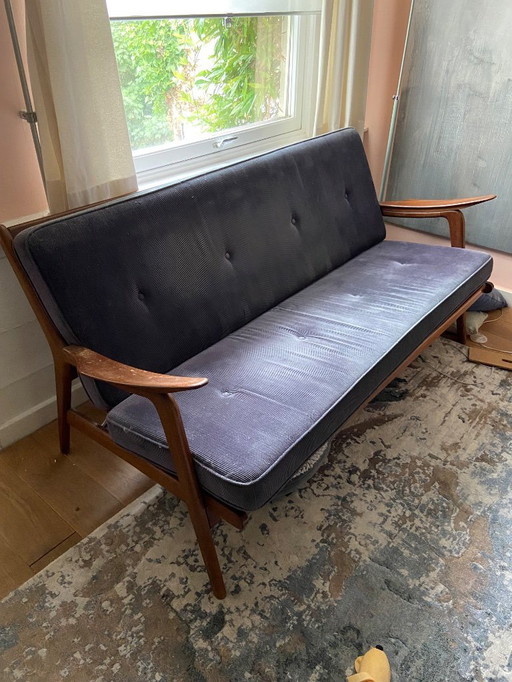 Teak vintage designer sofa
