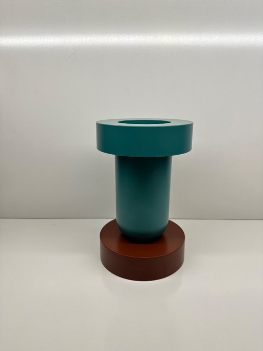 Mirto Vase by Ettore Sottsass for Marutomi Japan 1997 Lacquered Plastic Signed