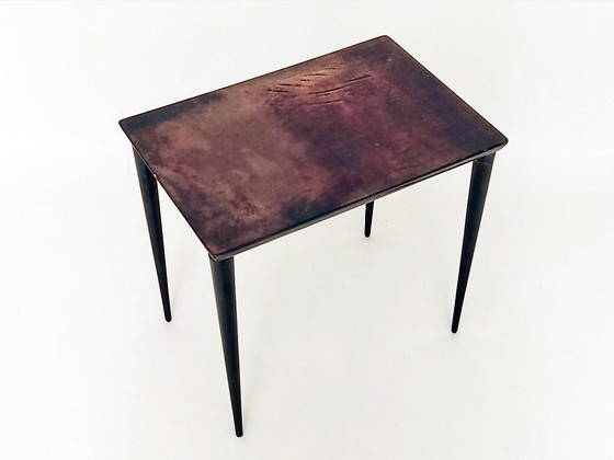 Image 1 of Aldo Tura side tables
