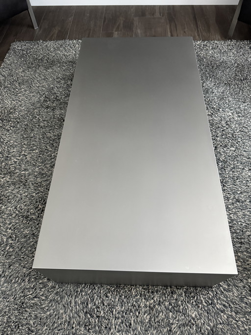 Roestvrij stalen salontafel