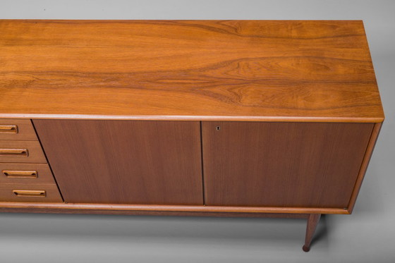 Image 1 of Credenza danese in teak di Gunnar Nielsen per Tibergaard, 1960