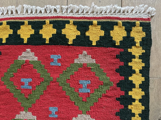 Authentieke Handgeweven Perzische Kelim Nieuw 96x61