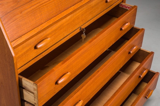 Image 1 of Mid-Century Modern Teak Secretary from Dyrlund, Denmark, 1960s