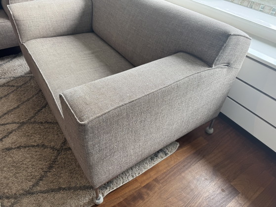 Canapé 2,5 places et causeuse 2 places Design on Stock BLOQ – Metal, Textile (photo 7 of 11)