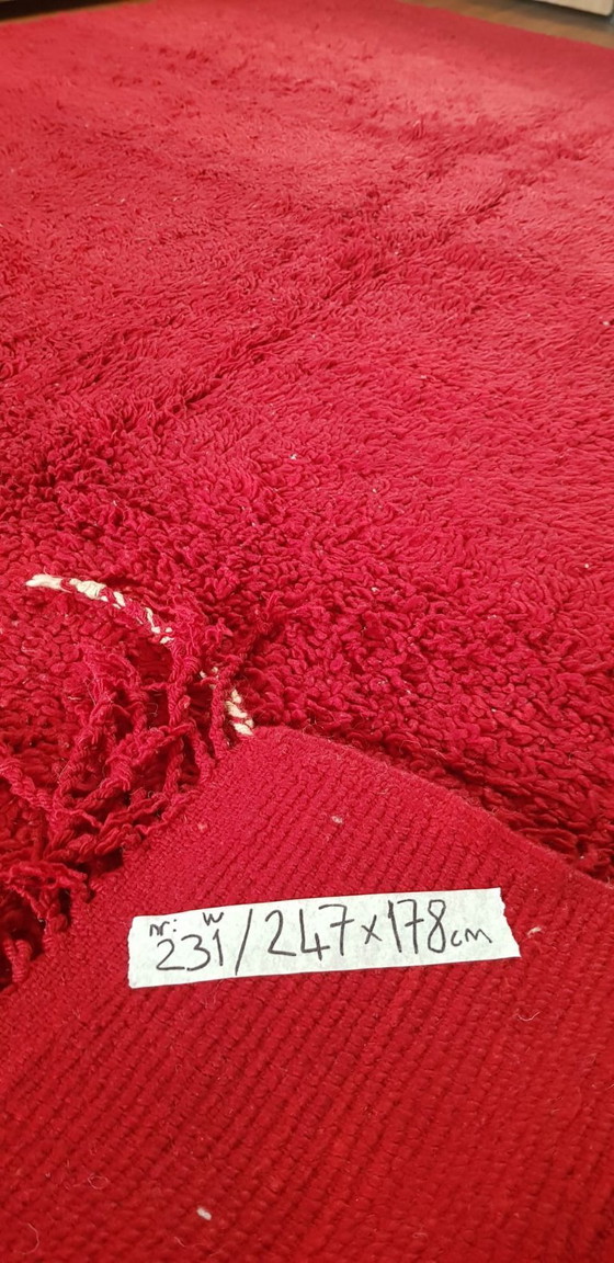 Image 1 of Handgeknoopt Berber kleed wol 247x178cm