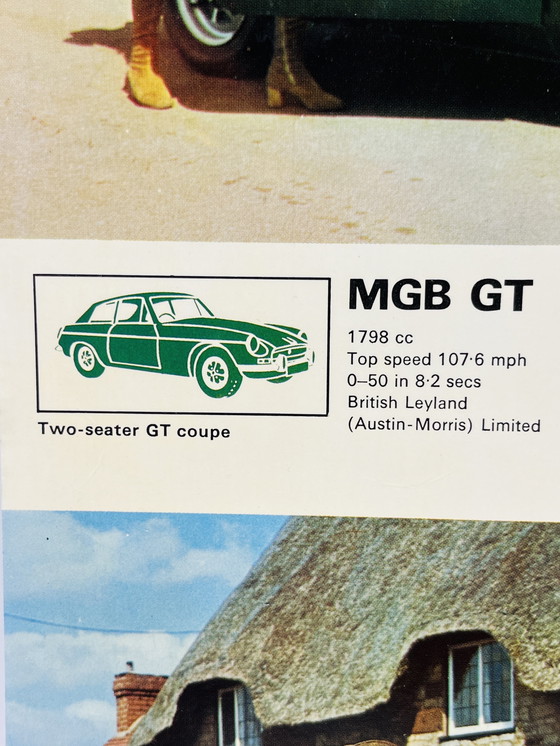 Image 1 of Foto di cartone di 4 auto d'epoca