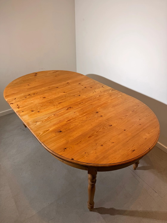 Image 1 of Extendable Pine Dining Table