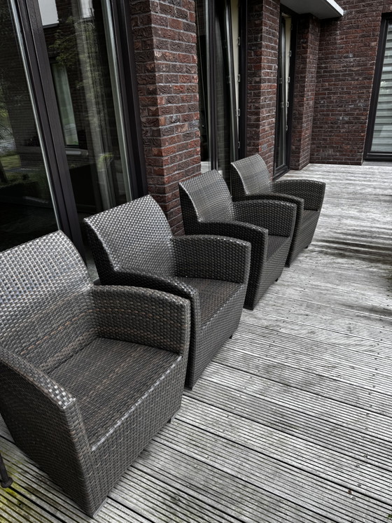 4 poltrone lounge Dedon Barcelona – Sedie da giardino, Plastic (photo 3 of 6)