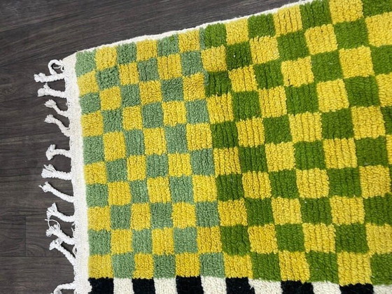 Image 1 of Two traditional Moroccan handwoven Berber rugs, size 2 (1.5/2.5) m
