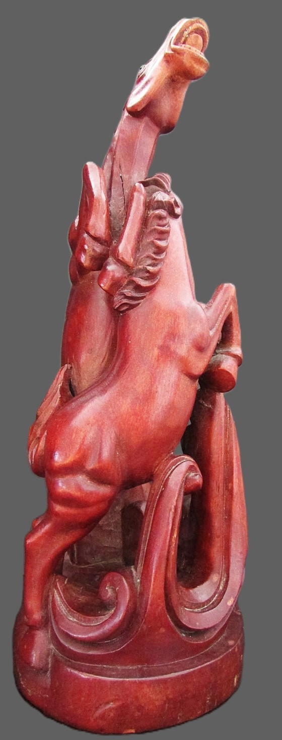 Image 1 of Skulptur, „Acht Pferde von Mu Wang“