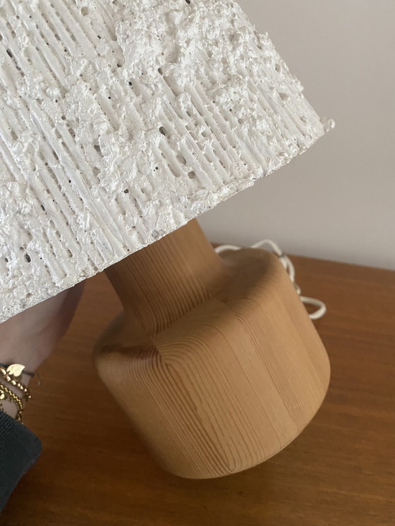 Image 1 of Lampada da tavolo vintage in teak Bestform