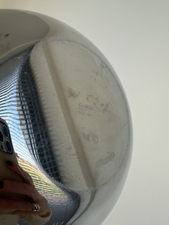 Image 1 of 2 insalatiere vintage Alessi - Acciaio inossidabile argento e oro