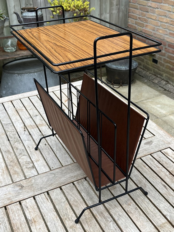 Image 1 of Table de lutrin vintage à armature métallique | 1950-1960 | Très bon état !