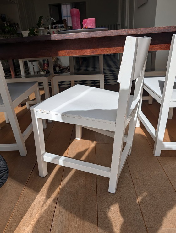 Image 1 of AVL Shaker set table (200x100) and 8 chairs / Atelier van Lieshout