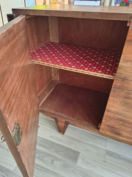 Image 1 of Burr Walnut Sideboard | Art Deco / Mid-Century