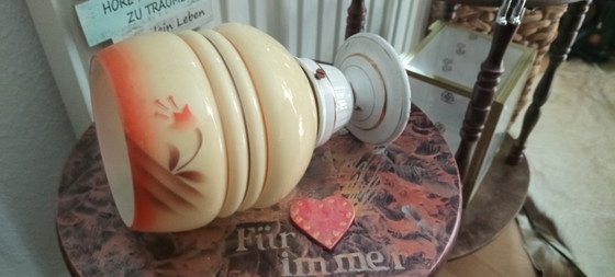 Image 1 of Plafondlamp Art Deco Art Nouveau origineel retro vintage
