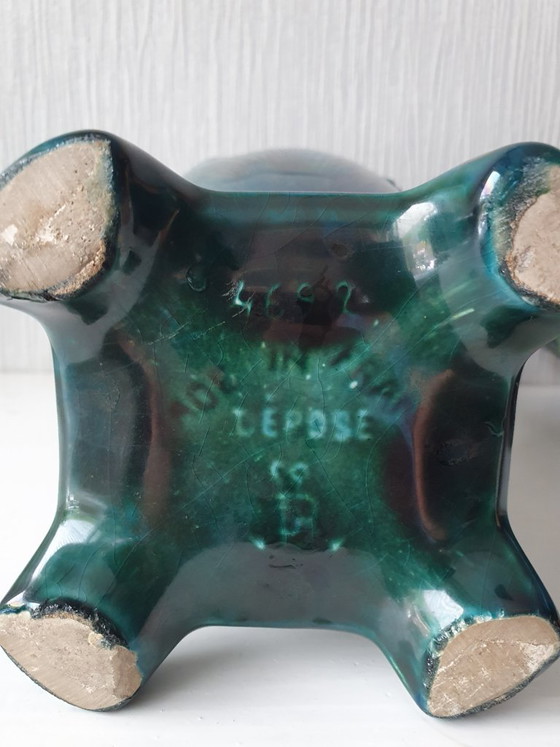 Vases Art Nouveau Gustave De Bruyn (38cm)–Fives-Lille Ca1900 – Gustave De Bruyn Fives-Lille, Ceramic (photo 7 of 8)