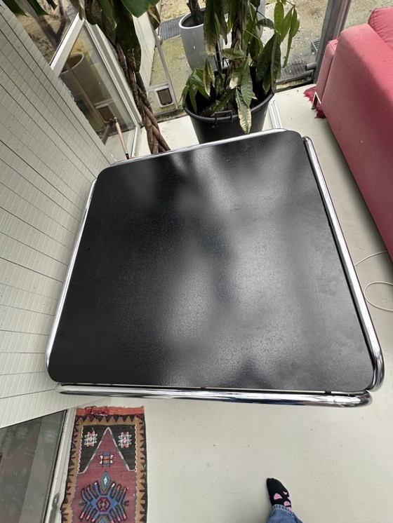 Image 1 of Tavolo da pranzo o da lavoro quadrato retrò degli anni '70 circa, in perfette condizioni