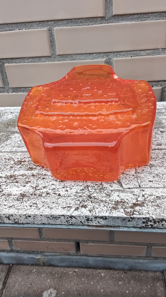 Image 1 of Glas object, oranje