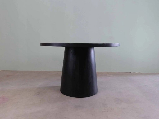 Mesa de comedor redonda Vintage Urban Noir