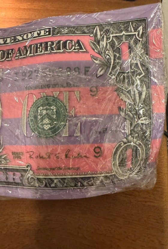 Image 1 of Karl Lagasse – One DOLLAR PURPLE STRIPE (33 exemplaires dans le monde) – Signé + Certificat d'authenticité