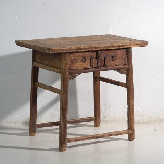 Antique Chinese work table with drawers – China, circa 1900 – Desk (photo 7 of 40)