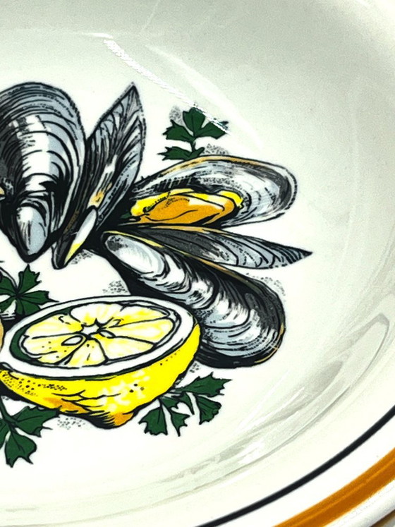 Mussel Serving Set Ceramica Quadrifoglio, Bowls, White (photo 9 of 15)