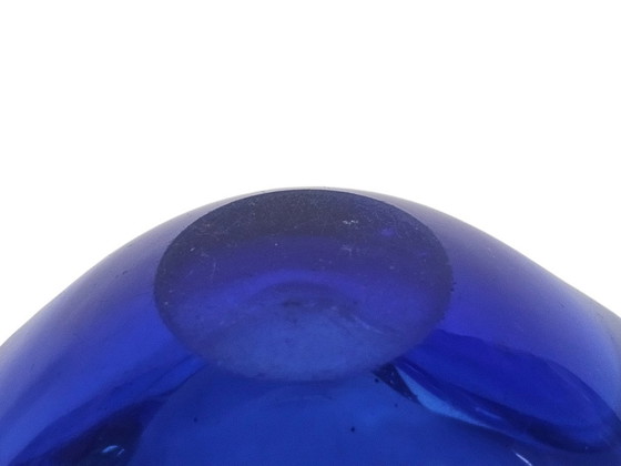 Image 1 of Murano - Murano Sommerso - cendrier - bol - bleu cobalt - années 1960