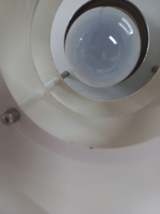 Image 1 of Lampada da soffitto vintage scandinava in metallo, a forma di ciotola o ad anello, anni '70/'80.