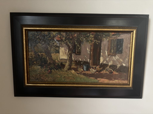 Painting Adriaan Keus (1875-1955)