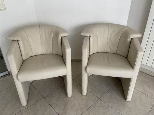 2x Rolf Benz fauteuil