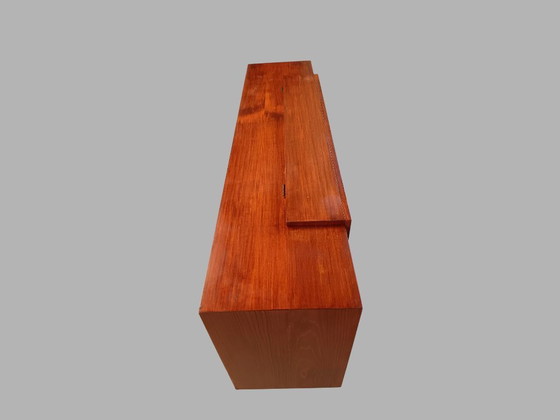 Image 1 of Fristho Teakhouten Audio Dressoir | Omgebouwde Mid-Century kast | Jaren 60