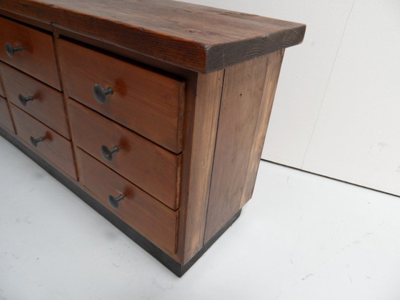 Vintage Brutalist Ladekast – Ladekasten, Wood (photo 7 of 10)