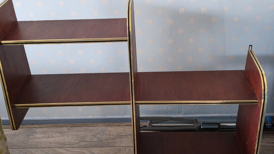 Image 1 of Bibliothèque murale rétro vintage