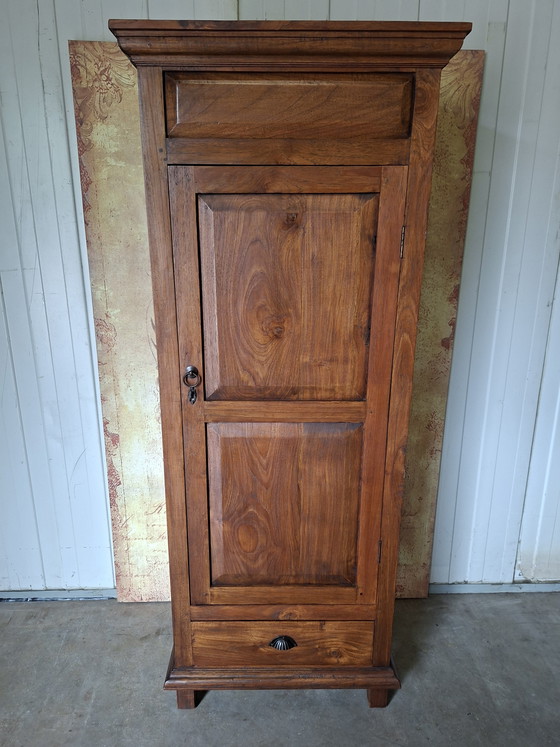 Image 1 of Teak storage cabinet china cabinet, kitchen cabinet dimensions 68x49cm and 170 cm high
