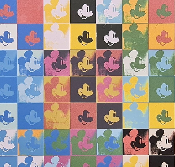 Image 1 of D'après Andy Warhol, Mickey Mouse, années 1980, lithographie