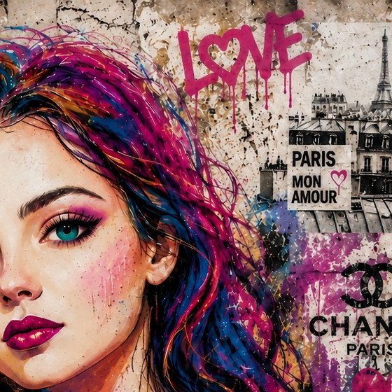 Chanel urbano (60×60 cm) – Decoración de pared, Aluminium, Other (photo 4 of 5)