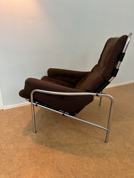 Image 1 of Original Martin Visser armchair - model SZ09 'Nagoya' - brown design icon