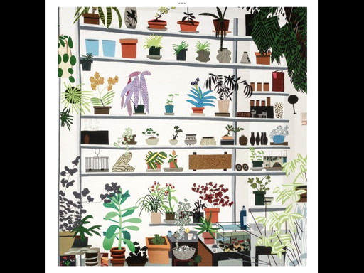 Jonas Wood (1977) Large Shelf Still Life