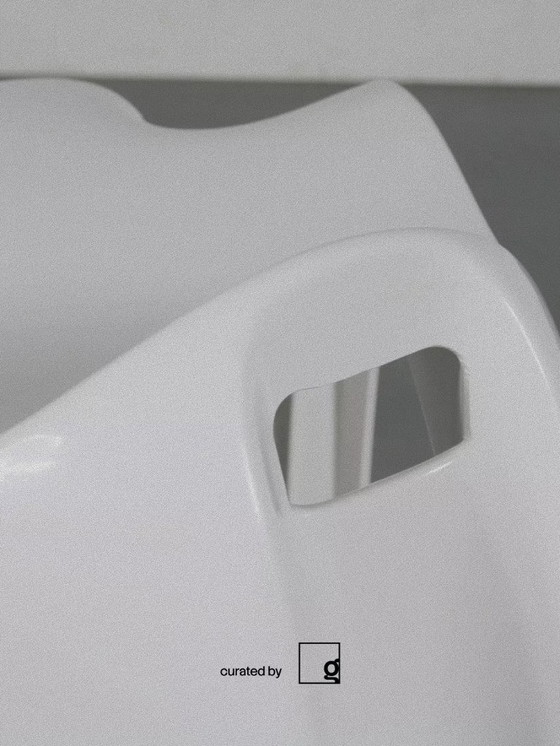 Image 1 of White Casalino stools, Casala — Alexander Begge (x2)