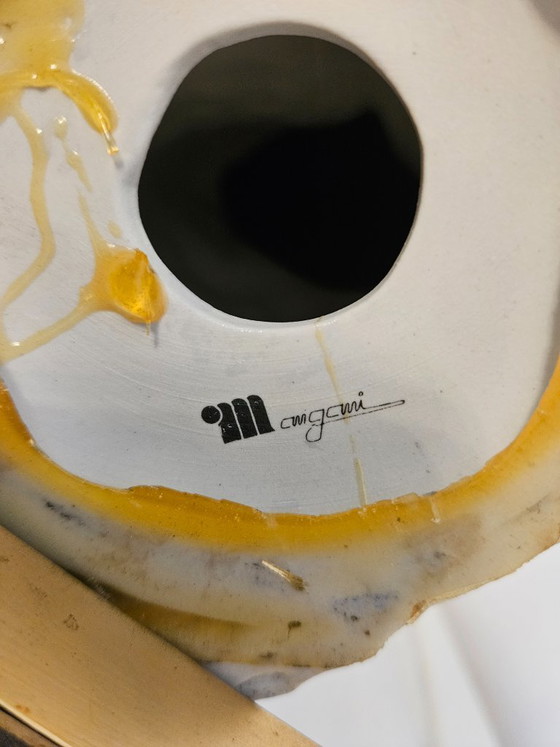 Image 1 of Lamps/vintage, a pair of unique Mangani lamps,Italy, 1960s/1970s.