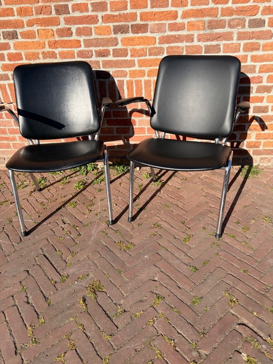 Image 1 of 2 Gispen Fauteuils Gebroeders De Wit Midcentury