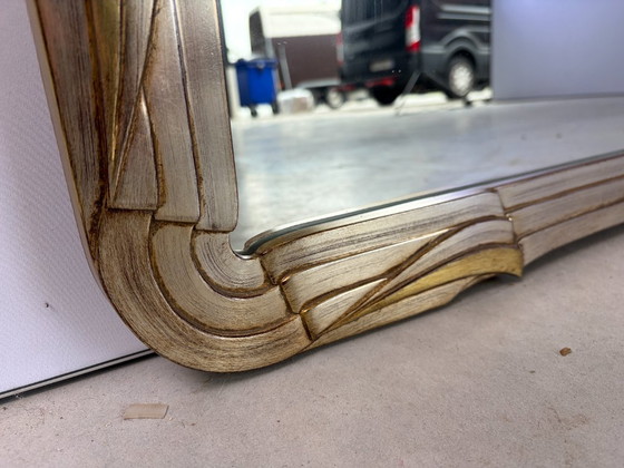 Miroir vintage de Deknudt, années 1970 – Verre, Bois (photo 3 of 9)