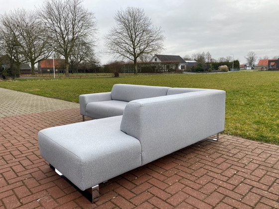 Image 1 of Sofá esquinero Montel de tela gris: un espacio amplio y cómodo, moderno y elegante, con entrega gratuita.