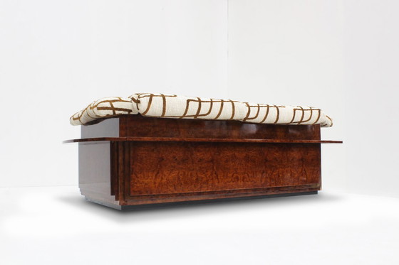 Image 1 of Divano vintage Art Déco in legno di radica