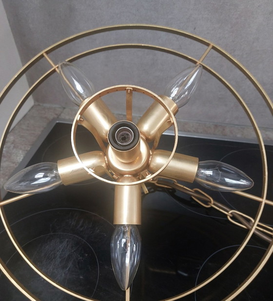 Palwa Chandelier 10 kg Lead Crystal Restored and Polished – Glass (photo 12 of 14)