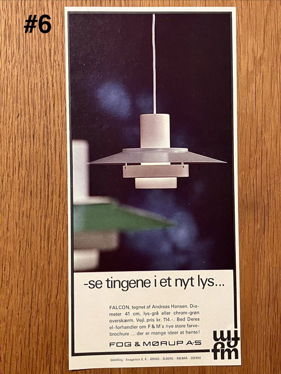 Image 1 of Materiale pubblicitario dal design vintage anni '60 e '70