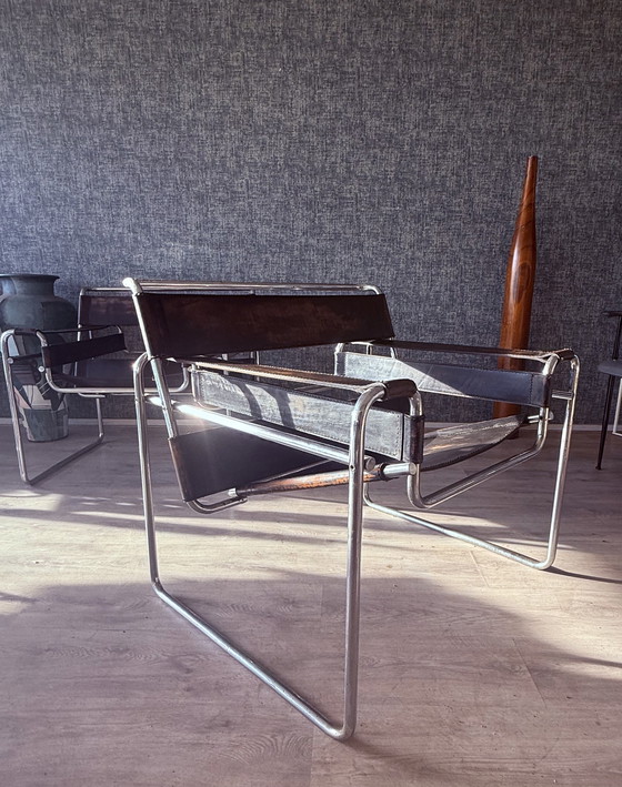 Image 1 of Vintage Gavina/Knoll Wassily B3 fauteuil, circa jaren 60